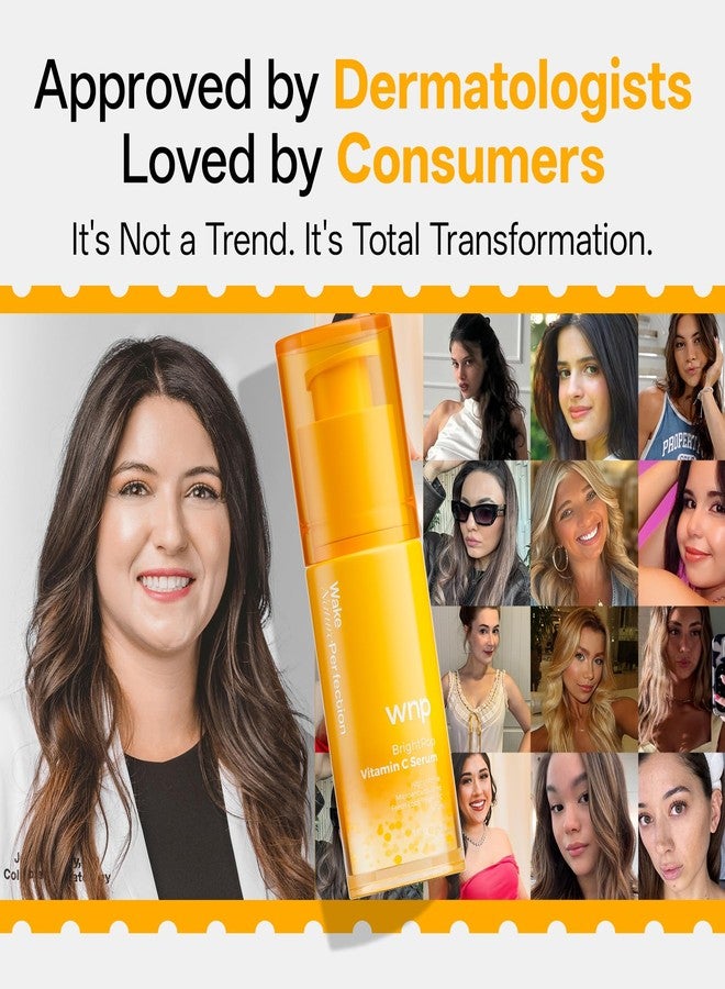 WNP Vitamin C Serum for Face - Dermatologist Tested Anti-Aging & Brightening with Hyaluronic Acid & Vitamin E, Treatment for Dark, Age, Sun Spot, Melasma, Hyperpigmentation, Fine Lines & Wrinkles - Image 4